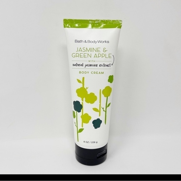 Bath & Body Works JASMINE & GREEN APPLE Body Cream 8 Oz - Picture 1 of 3